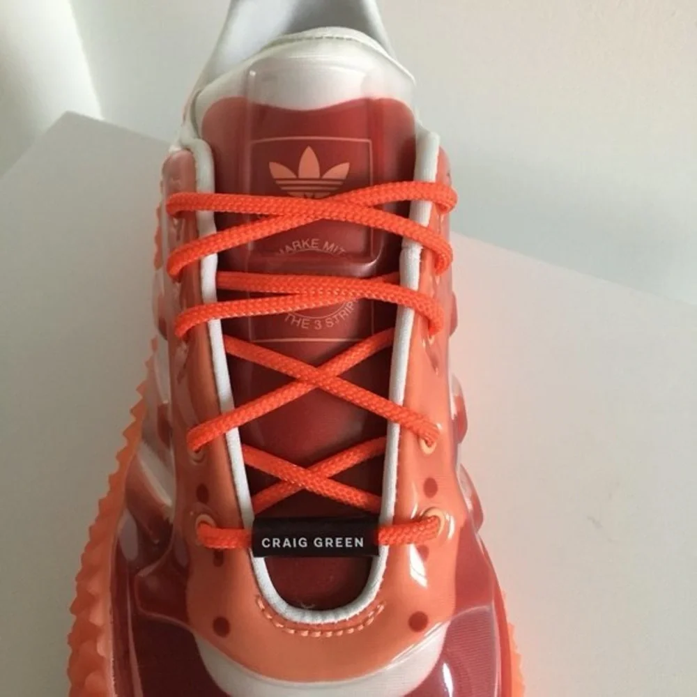 Adidas x Craig Green red orange water resistant sneakers shoes
